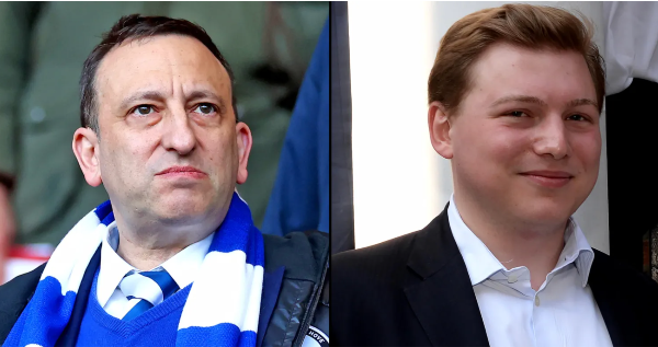 Brighton & Hove Albion owner Tony Bloom and George Cottrell