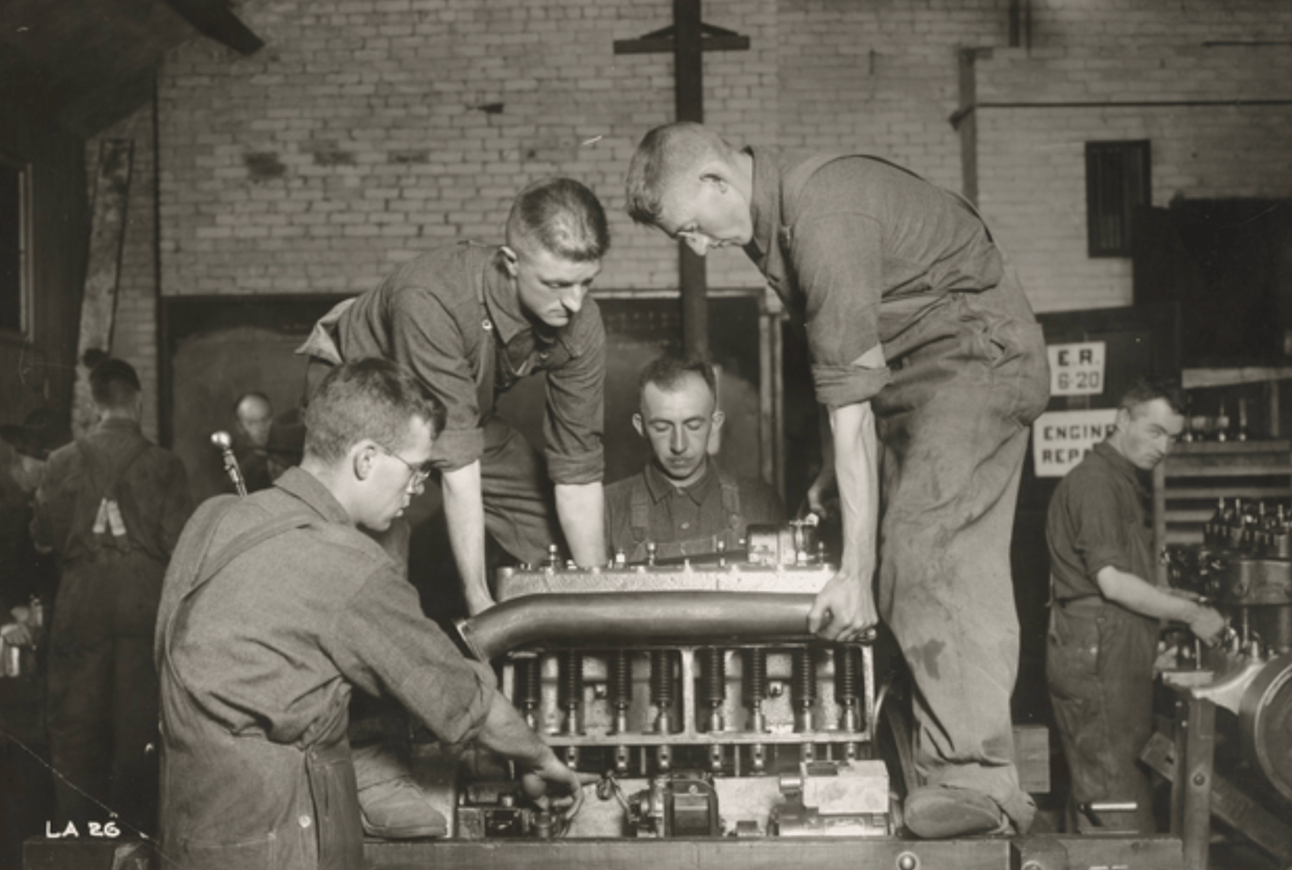 Vintage auto mechanics