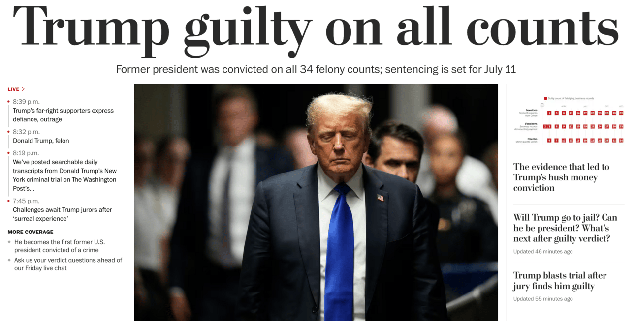 Trump Guilty On All Counts