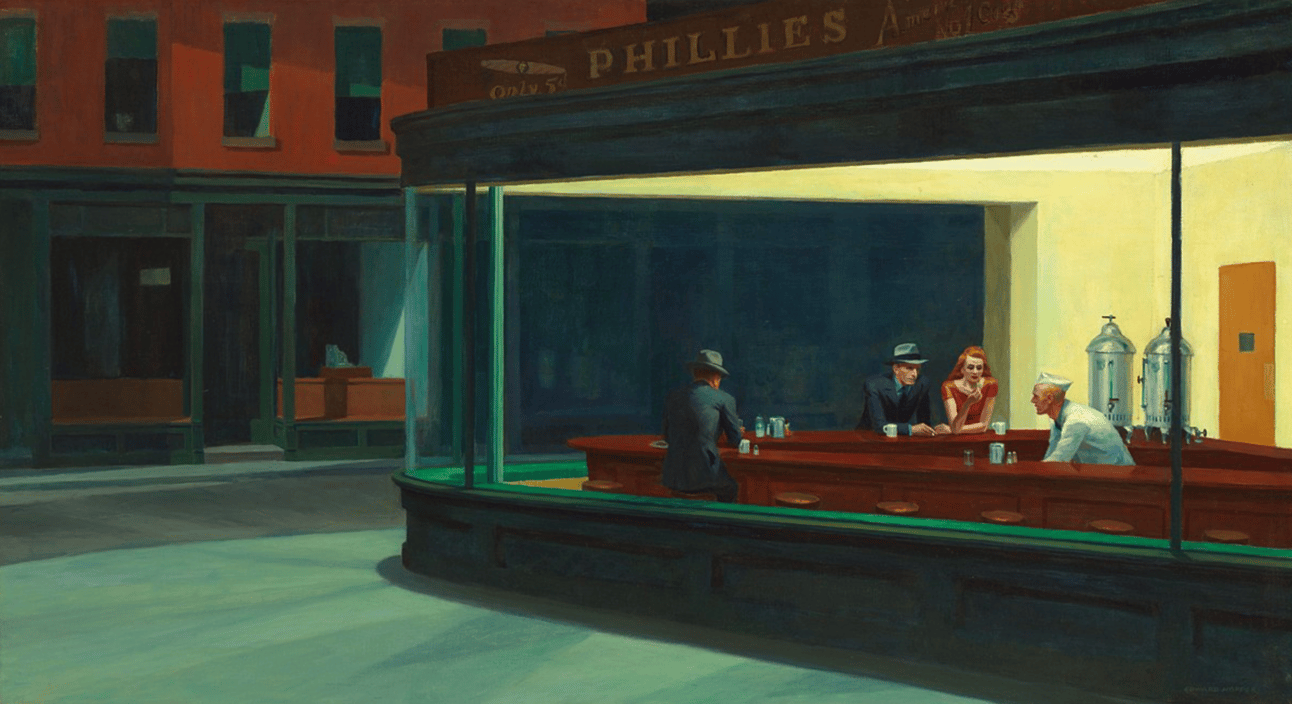 Hopper's "Nighthawks"