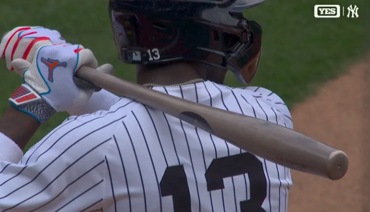 Jazz Chisholm's torpedo-shaped bat