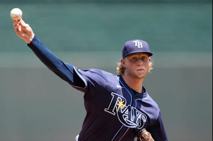 Shane Baz pitching