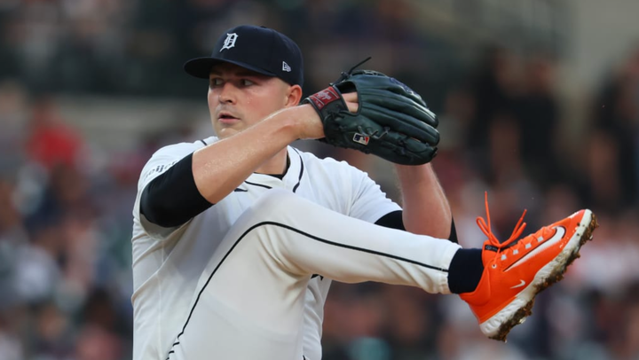 Tarik Skubal winding up to pitch