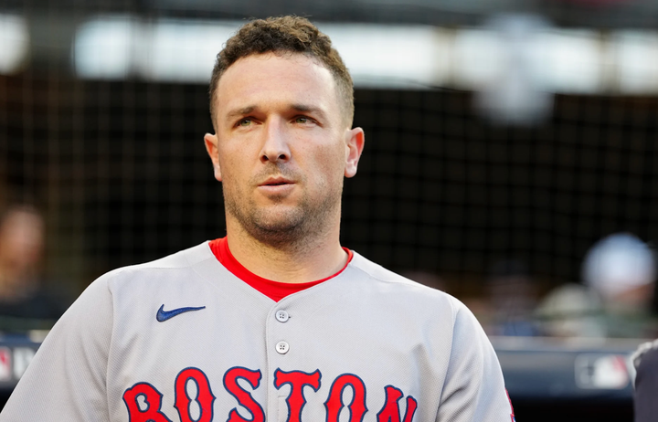 Alex Bregman in a Red Sox uniform