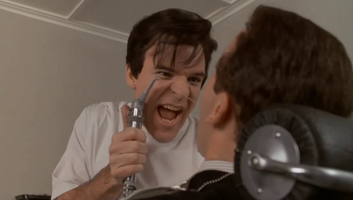 Steve Martin as the dentist from "Little Shop of Horrors"